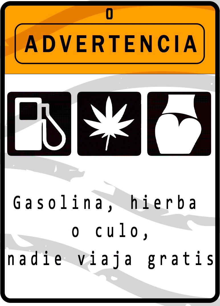 colgantes para coche advertencia 559