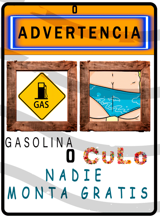 colgantes para coche advertencia 558