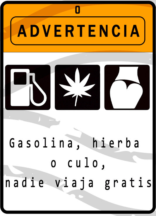 colgantes para coche advertencia 559